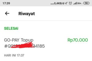 Cara Topup Saldo Gopay dari MBanking - SENANG BERBAGI