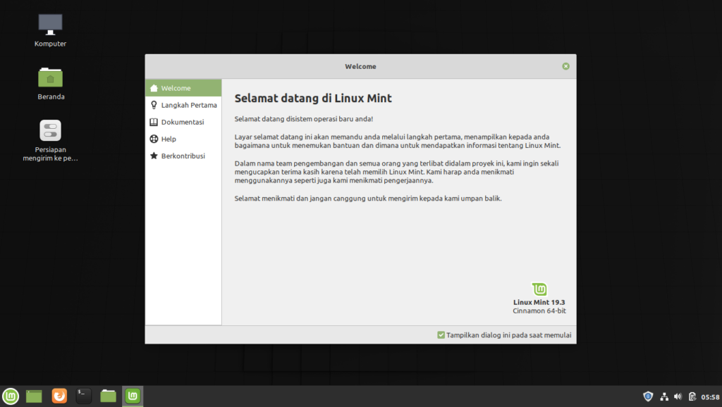 Cara Instal Linux mint 