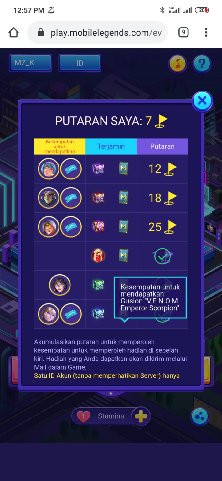 √ Cara Mendapatkan Skin Gratis Mobile Legends dari Event 515 Eparty