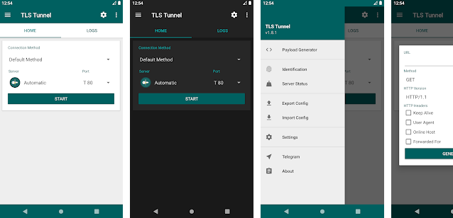 Aplikasi TLS Tunnel Internet gartis untuk android