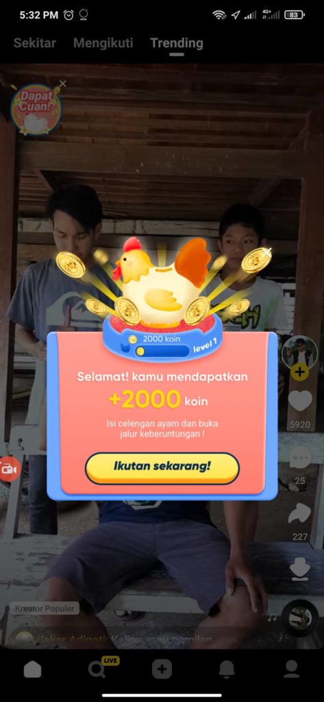 cara mendapatkan uang dari aplikasi snack video