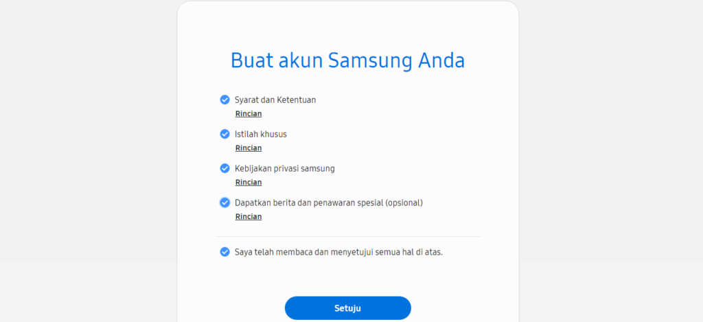Cara Mudah Membuat Akun Samsung dari Situs Resmi Samsung