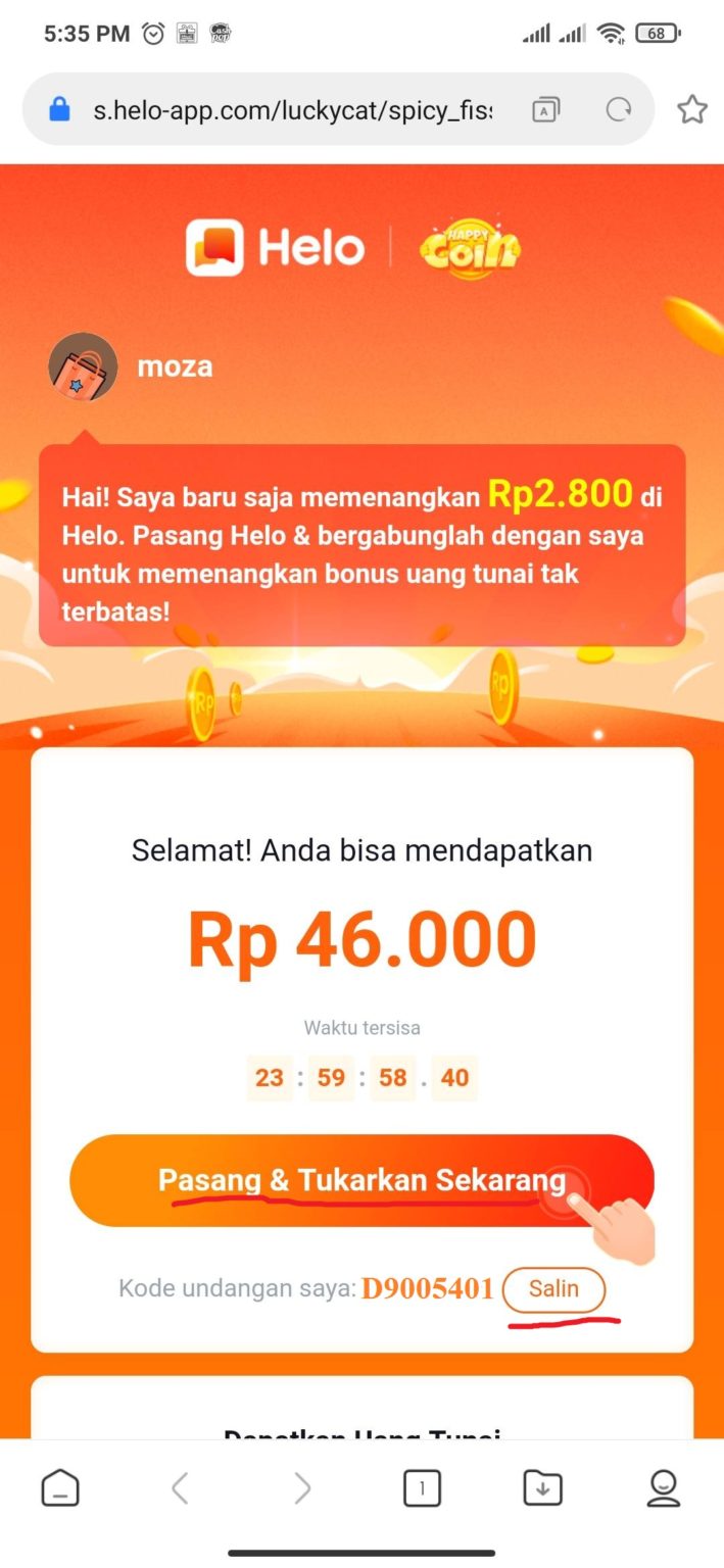 Cara Mendapatkan Saldo Dana Gratis dari Aplikasi Helo Android