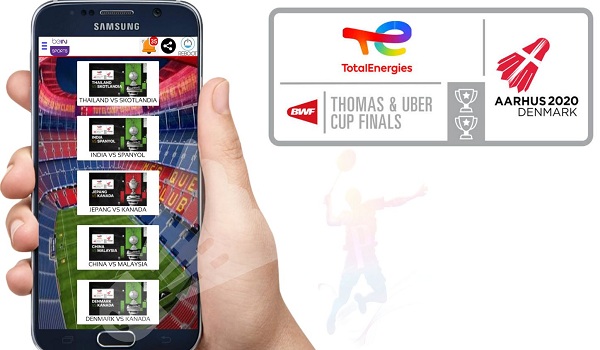 2 Aplikasi Live Streaming Badminton Uber Cup 2021