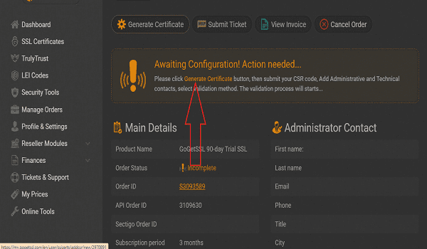 cara install ssl di website