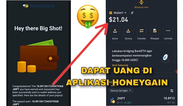 Cara Mendapatkan Uang di Aplikasi Honeygain Terbukti Membayar