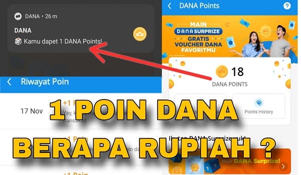 1 Poin Dana Berapa Rupiah