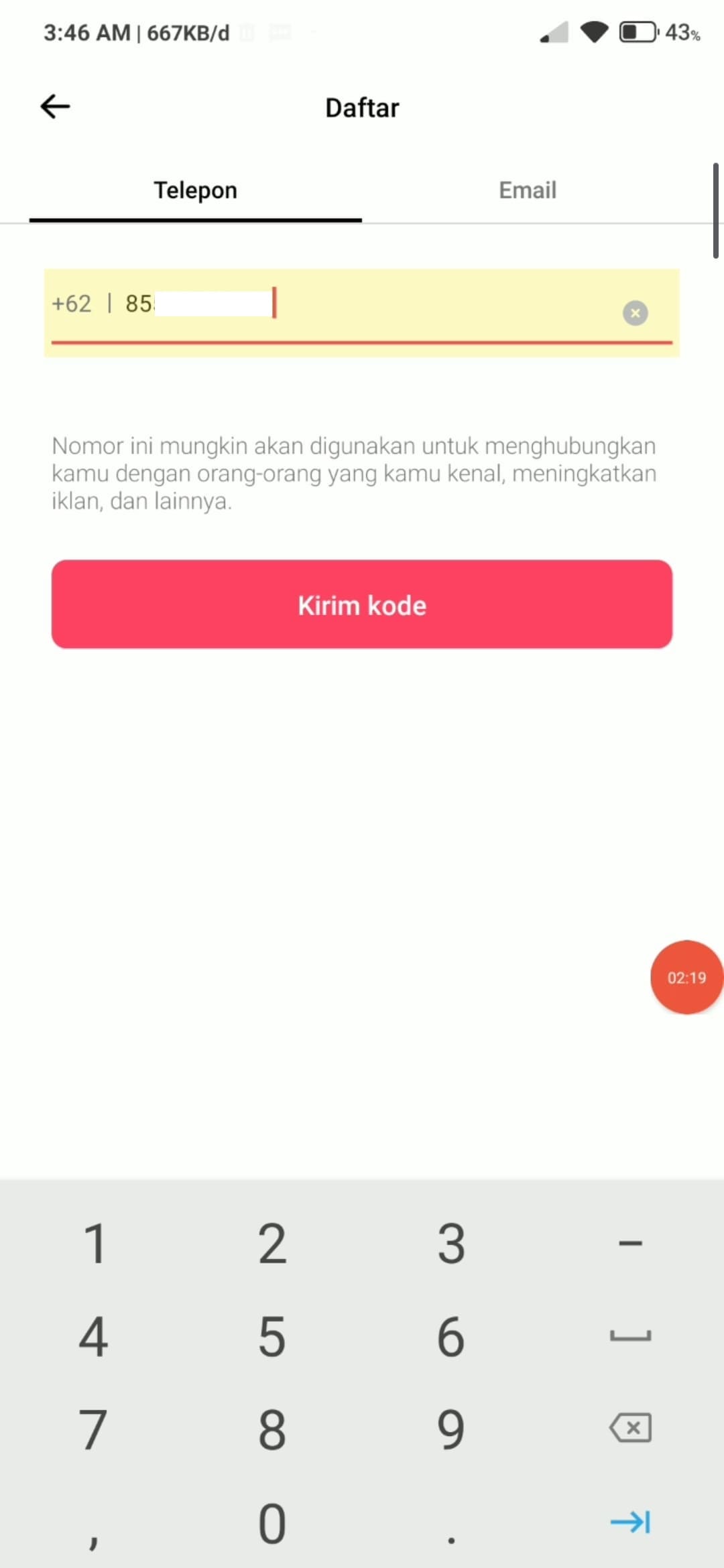 Cara Daftar Akun di Kipas Kipas