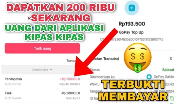 Cara Dapat Uang di Aplikasi Kipas Kipas