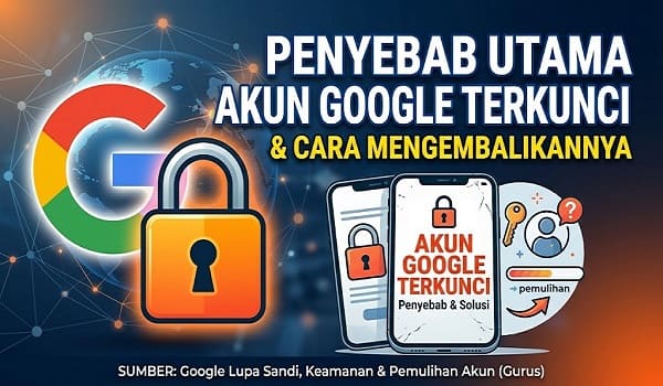 Penyebab Utama Akun Google Terkunci dan Cara Mengembalikannya